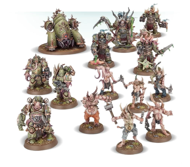 Easy to Build Death Guard Collection | Dumpster Cat Games