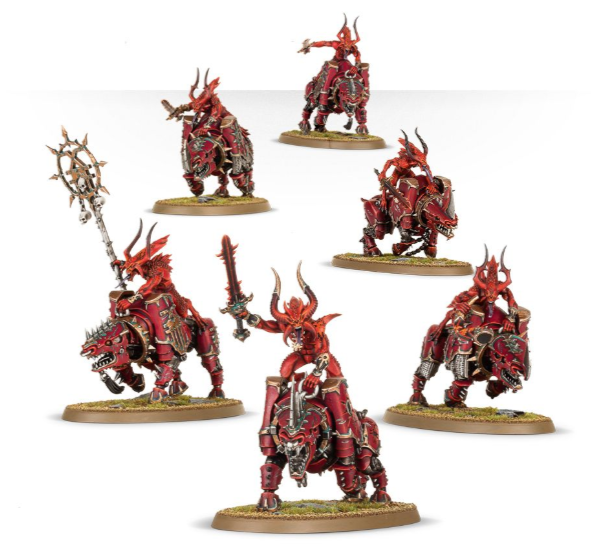 Daemons Of Khorne Bloodcrushers | Dumpster Cat Games