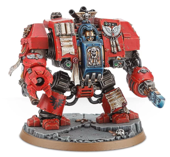 Blood Angels Librarian Dreadnought | Dumpster Cat Games