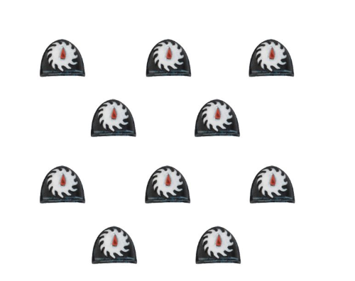 Flesh Tearers Shoulder Pads | Dumpster Cat Games