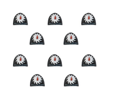 Flesh Tearers Shoulder Pads | Dumpster Cat Games