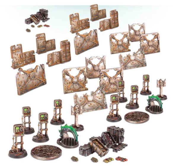 Necromunda Barricades and Objectives | Dumpster Cat Games