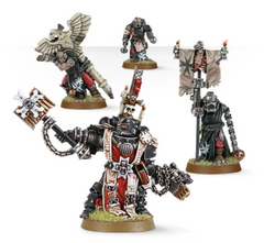 Black Templars Chaplain Grimaldus & Retinue | Dumpster Cat Games