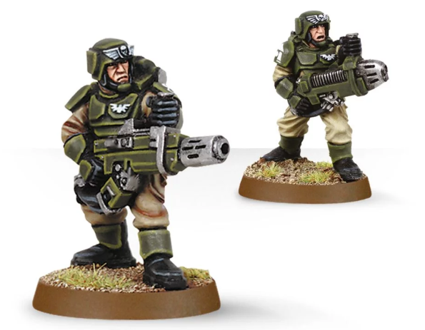Cadian with Plasma Gun and Meltagun | Dumpster Cat Games