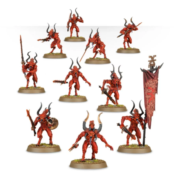 Daemons Of Khorne Bloodletters | Dumpster Cat Games