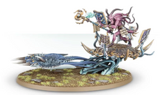 Fateskimmer, Herald of Tzeentch on Burning Chariot | Dumpster Cat Games