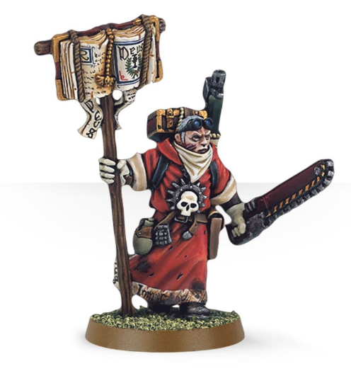 Missionary with Chainsword | Dumpster Cat Games
