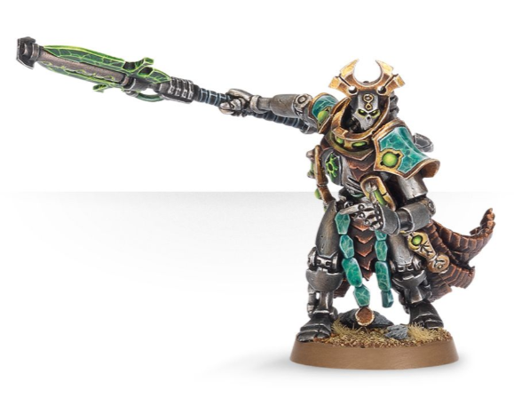 Necron Overlord with Warscythe | Dumpster Cat Games
