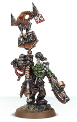 Ork Nob With Waaagh! Banner | Dumpster Cat Games