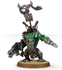 Ork Warboss with Big Choppa | Dumpster Cat Games