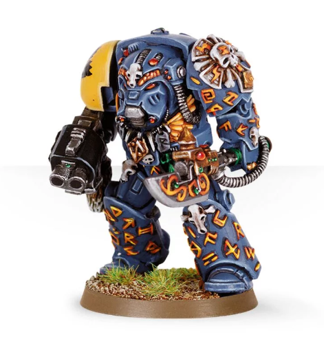 Rune Priest in Terminator Armour | Dumpster Cat Games