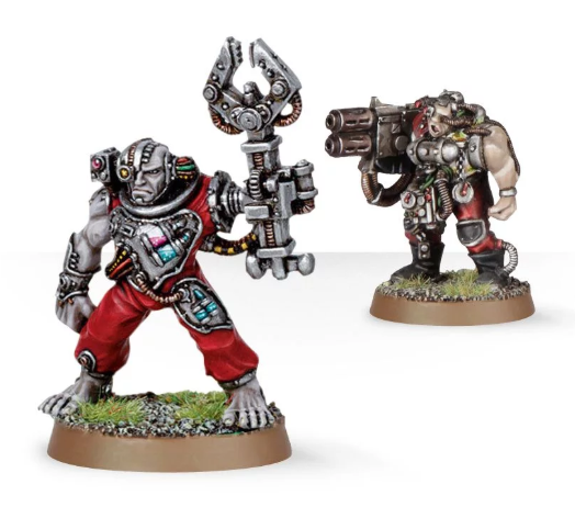 Servitors with Multi-melta | Dumpster Cat Games