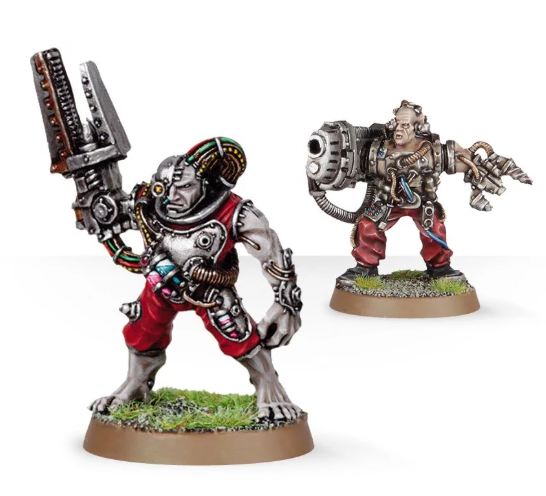 Servitors with Plasma Cannon | Dumpster Cat Games