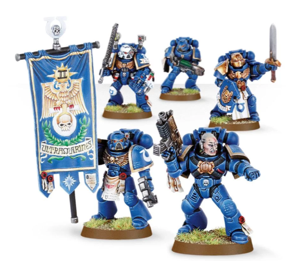 Space Marine Command Squad | Dumpster Cat Games