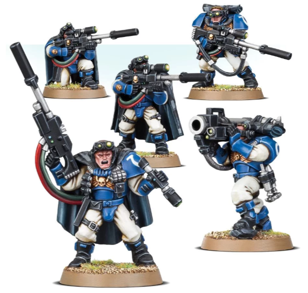 Space Marines Scouts with Sniper Rifles | Dumpster Cat Games