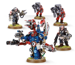 Techmarine with Servitors | Dumpster Cat Games
