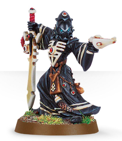 Warlock with Witch Blade and Shuriken Pistol | Dumpster Cat Games