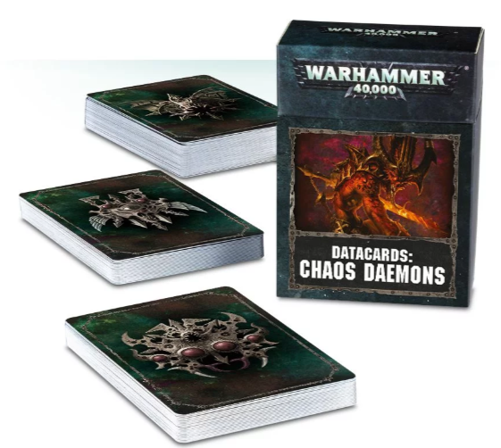 Datacards: Chaos Daemons | Dumpster Cat Games