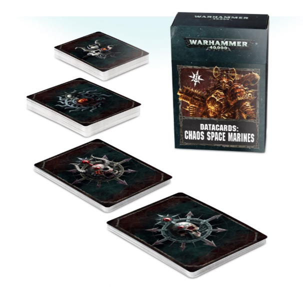 Datacards: Chaos Space Marines | Dumpster Cat Games