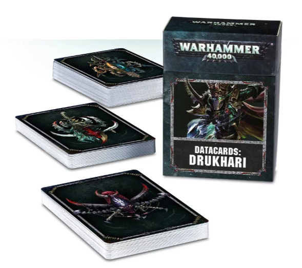 Datacards: Drukhari | Dumpster Cat Games