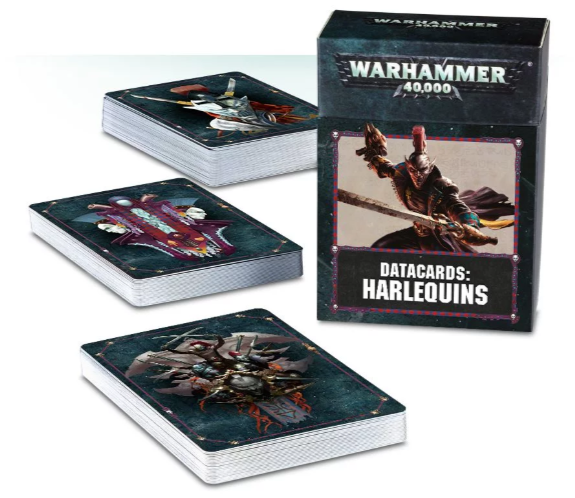 Datacards: Harlequins | Dumpster Cat Games