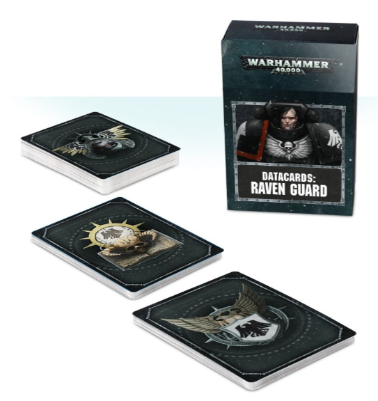 Datacards: Raven Guard | Dumpster Cat Games