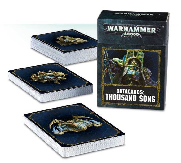 Datacards: Thousand Sons | Dumpster Cat Games