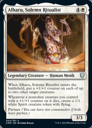Alharu, Solemn Ritualist [Commander Legends] | Dumpster Cat Games