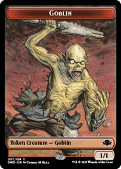 Goblin // Griffin Double-Sided Token [Dominaria Remastered Tokens] | Dumpster Cat Games