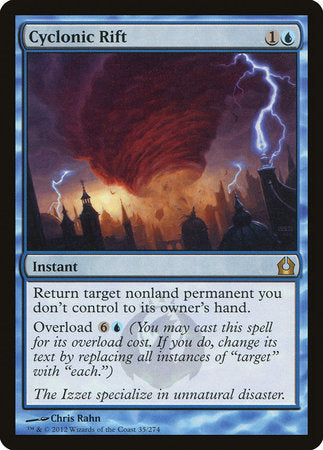Cyclonic Rift [Return to Ravnica] | Dumpster Cat Games