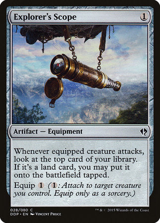 Explorer's Scope [Duel Decks: Zendikar vs. Eldrazi] | Dumpster Cat Games