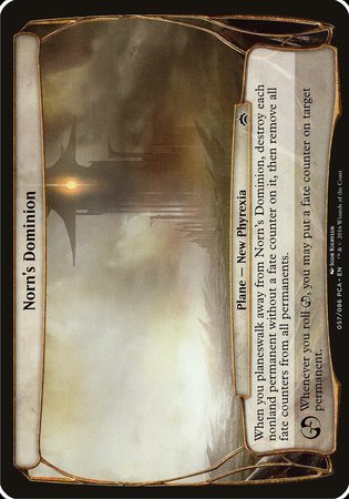 Norn's Dominion (Planechase Anthology) [Planechase Anthology Planes] | Dumpster Cat Games