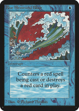 Blue Elemental Blast [Limited Edition Alpha] | Dumpster Cat Games