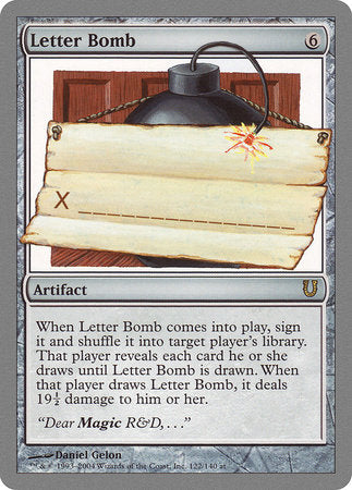Letter Bomb [Unhinged] | Dumpster Cat Games