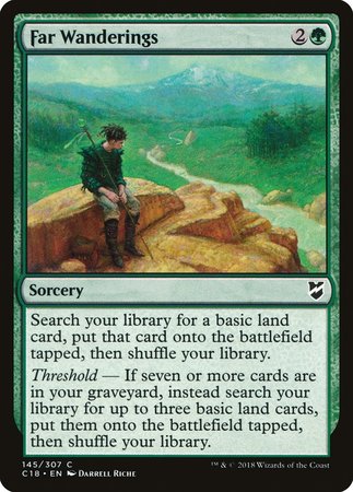 Far Wanderings [Commander 2018] | Dumpster Cat Games