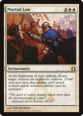 Martial Law [Return to Ravnica] | Dumpster Cat Games