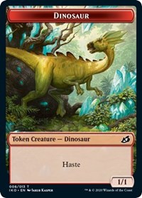 Dinosaur Token [Ikoria: Lair of Behemoths] | Dumpster Cat Games