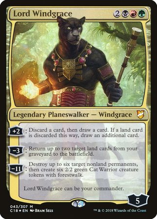 Lord Windgrace [Commander 2018] | Dumpster Cat Games