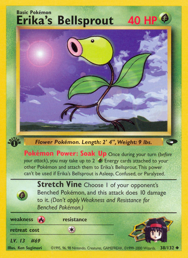 Erika's Bellsprout (38/132) [Gym Challenge 1st Edition] | Dumpster Cat Games