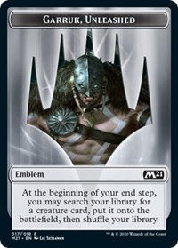 Emblem - Garruk, Unleashed [Core Set 2021] | Dumpster Cat Games