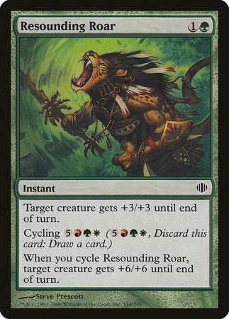 Resounding Roar [Shards of Alara] | Dumpster Cat Games