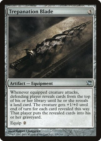 Trepanation Blade [Innistrad] | Dumpster Cat Games