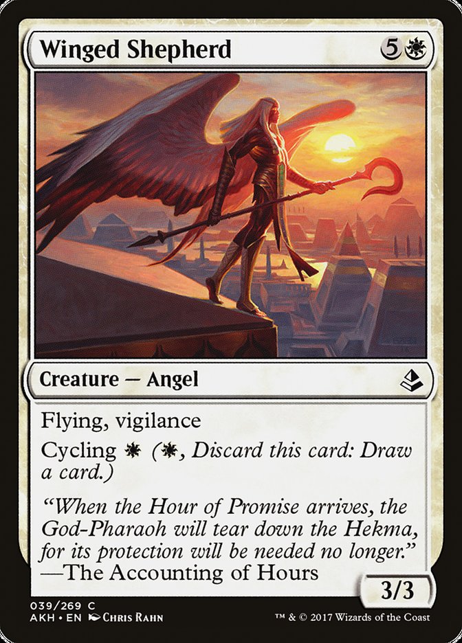 Winged Shepherd [Amonkhet] | Dumpster Cat Games