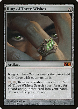 Ring of Three Wishes [Magic 2014] | Dumpster Cat Games