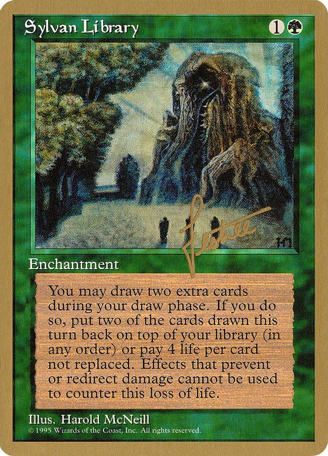 Sylvan Library (Bertrand Lestree) [Pro Tour Collector Set] | Dumpster Cat Games