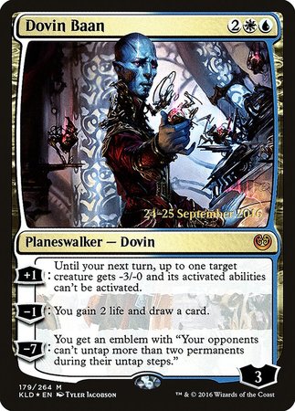Dovin Baan [Kaladesh Promos] | Dumpster Cat Games
