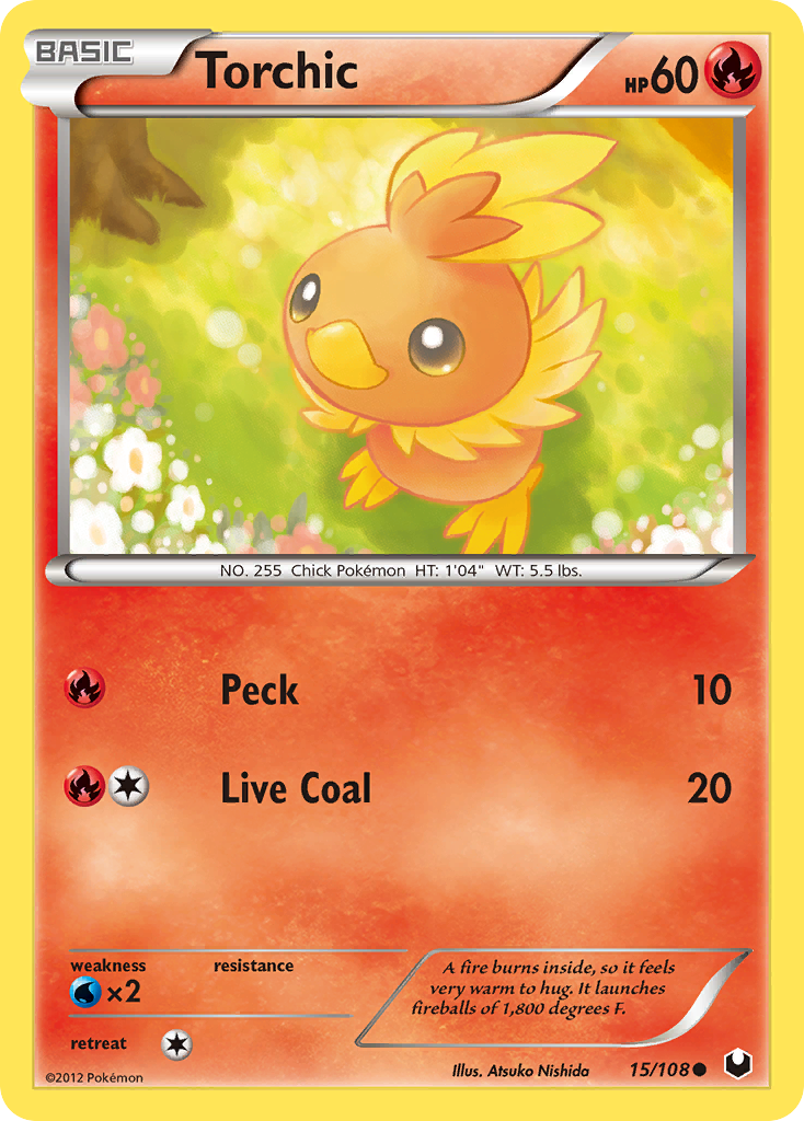 Torchic (15/108) [Black & White: Dark Explorers] | Dumpster Cat Games