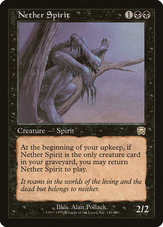 Nether Spirit [Mercadian Masques] | Dumpster Cat Games