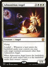 Admonition Angel [Zendikar Rising Commander] | Dumpster Cat Games