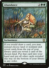 Abundance [Zendikar Rising Commander] | Dumpster Cat Games